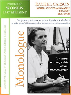 cover image of Profiles of Women Past & Present – Rachel Carson, Writer, Scientist, and Marine Biologist (1907-1964)